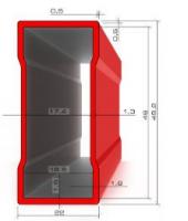 Уровень алюминиевый "PRO 600" 200 см_1