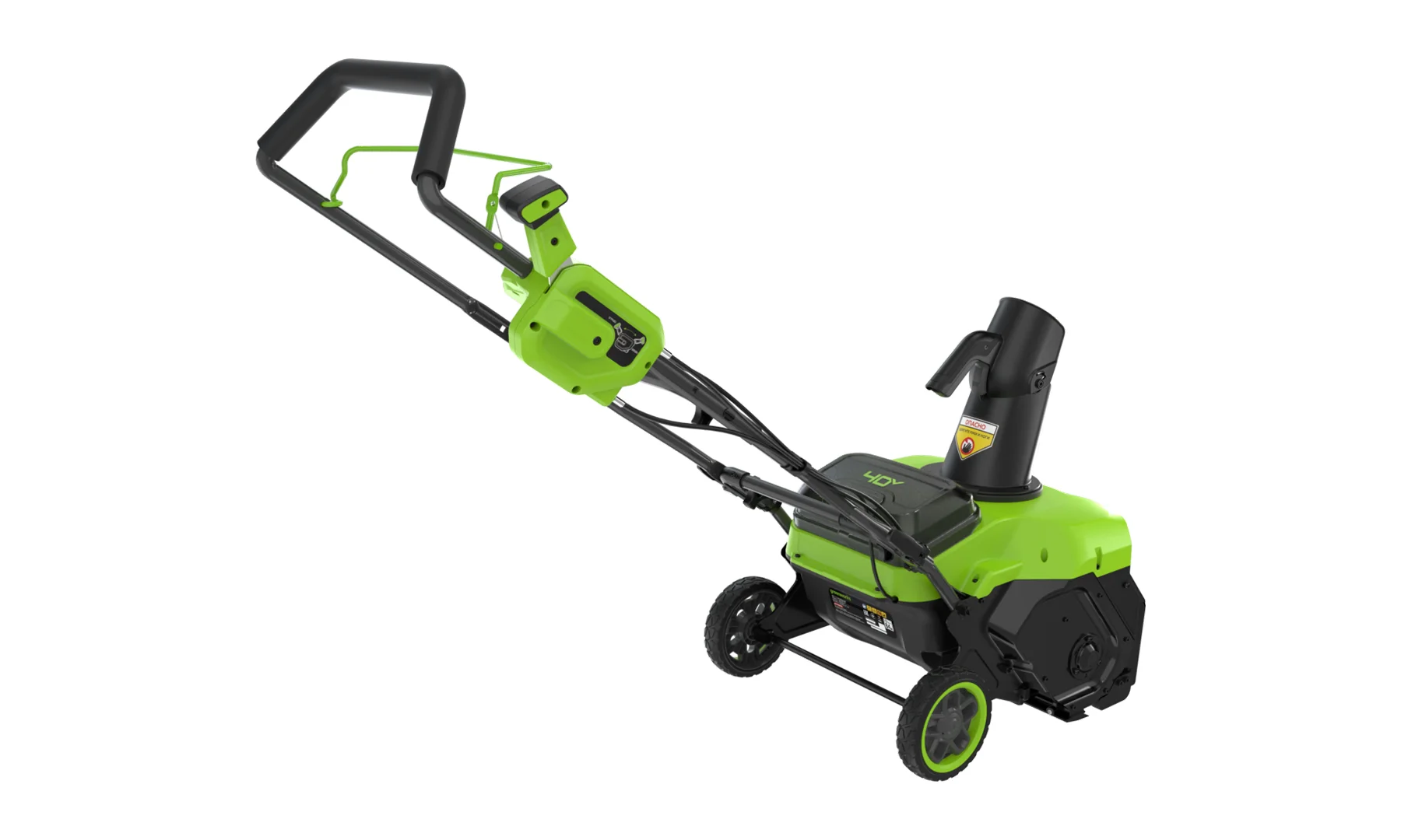 Снегоуборщик аккумуляторный бесщеточный Greenworks GD40STX2, с АКБ 8 Ач и ЗУ_6