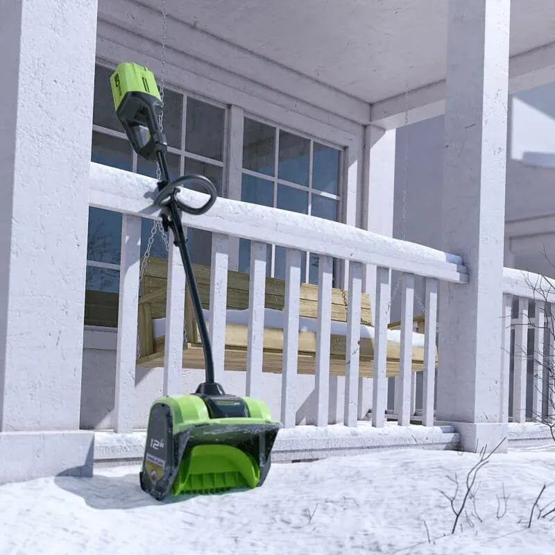 Снегоуборщик аккумуляторный Greenworks GD60SS, 60V, 30 см, бесщеточный, c 1хАКБ 5Ач и ЗУ (2602607UG)_9