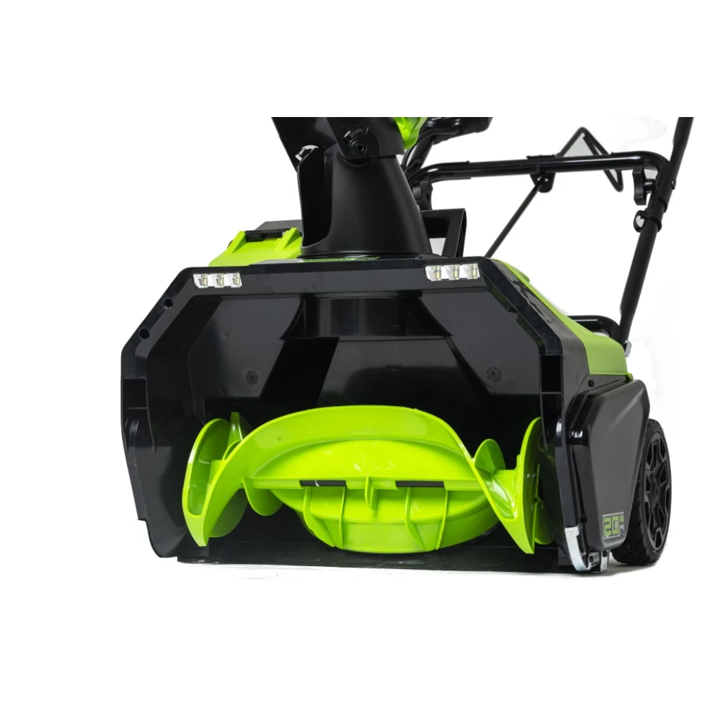 Снегоуборщик аккумуляторный Greenworks  GD60PST, 60V, 51 см, бесщеточный, c 1хАКБ 5Ач и ЗУ (2602907UG)