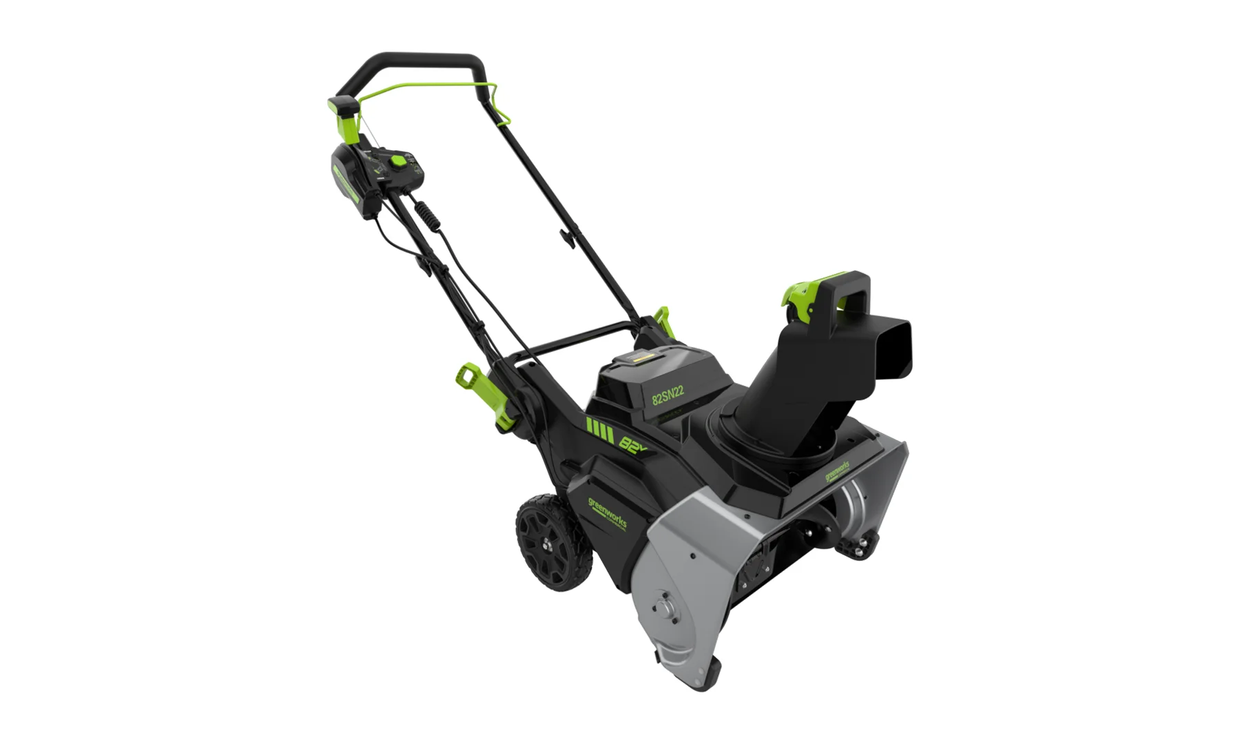 Снегоуборщик аккумуляторный Greenworks 82SN22, 82V, 56 см, бесщеточный, c 1хАКБ 8АЧ и ЗУ (2603307UH)_3