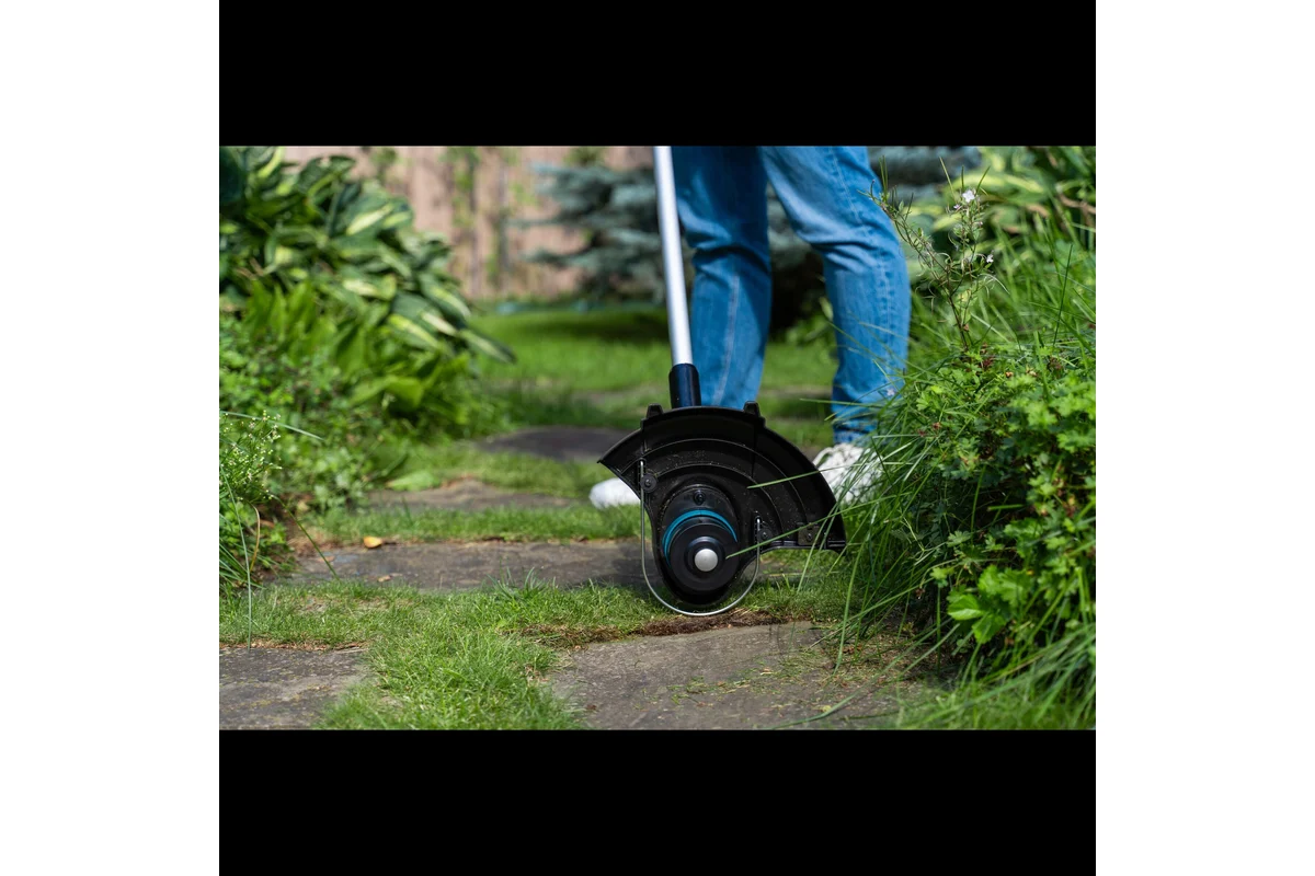 Триммер аккумуляторный Makita LXT 18В, 2в1 триммер/кромкорез, d-26см, телескоп штанг, BL1815N, DC18SD DUR181SY_2