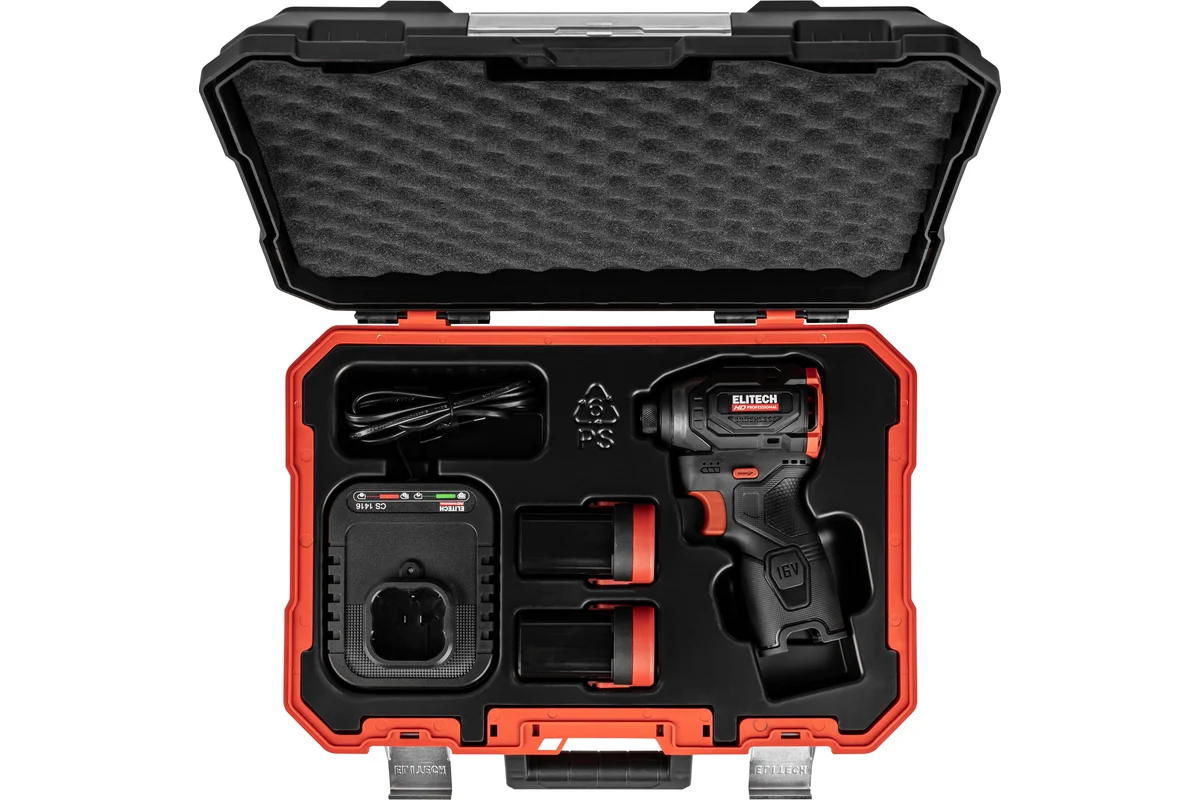 Винтовёрт аккумуляторный Elitech CS 1602L (E2201.071.01)