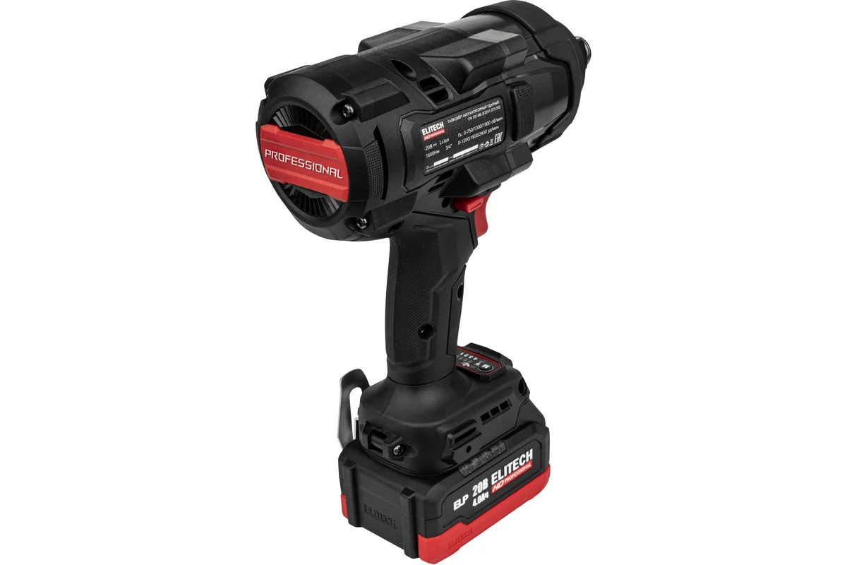 Гайковёрт аккумуляторный Elitech CW 4022BL (E2201.073.01)